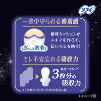 【生理用品】 ナプキン ソフィ 特に多い夜用 羽つき 36cm 超熟睡 おやすみプレミアム 極厚360 1パック（12コ入）ユニ・チャーム