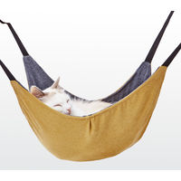 猫用 ハンモック 包まれにゃんモック イエロー アドメイト