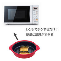 東京企画 レンジで焼ケール 深型 蒸しプレート付 電子レンジ 調理器具 TKSM-34 1個