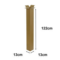 シモジマ ゴルフクラブ用ダンボール 13×13×122cm　4571689032652　1セット（120枚入）（直送品）