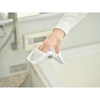 バスボンくん抗菌 はさめるスポンジ Wポケット ホワイト 1個 山崎産業