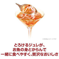 銀のスプーン 三ツ星グルメ ジュレ 15歳頃から まぐろ・かつおにしらす・かにかま添え 35g 4袋 キャットフード パウチ