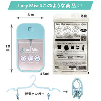 洗濯機いらずスプレー洗浄剤 ルーシーミスト 45mL 1セット（1個×3） 衣料用洗剤 ハッシュ