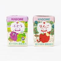 カゴメ 果汁100％ぶどうジュース 100ml 1セット（72本）【紙パック】 オリジナル
