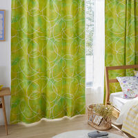 【軒先渡し】スミノエ DESIGN LIFE edi15 スミノエ カーテン ハミングビー グリーン 4549781322124 1枚（直送品）