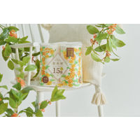 トイレットペーパー ダブル 1.5倍巻 8ロール Hanataba 金木犀 1パック（8ロール）丸富製紙