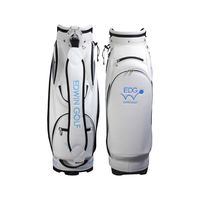 レザックス 合皮キャディバッグ WHITE 9.5型 4536214215689 1個（直送品）