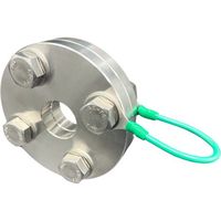 HI―LEAD 被覆付アースボンド R5.5 M12×200L 端子保護キャップ付(緑) EBC-R5.5-12-200-GR（直送品）