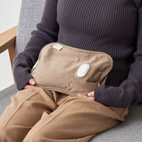 ライフオンプロダクツ カバーなしで使える 蓄熱式湯たんぽ モカ LCAWA007-MO 1台
