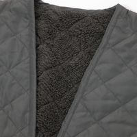 ショートベスト チャコール LAKOLE/ラコレ