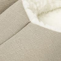 【LAKOLE/ラコレ】 ツイードスリッパ ベージュ（～27.5cm）