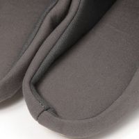 【LAKOLE/ラコレ】 帆布スリッパ ダークグレー M（23～25cm） 1セット（1足×2）