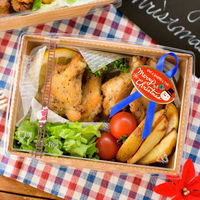 【クリスマス】ヘッズ クリスマスミントブルーギフトシールー2XMB-2S1袋（100枚）