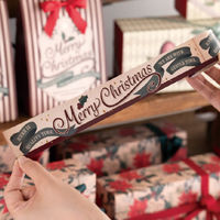 【クリスマス】ヘッズアメリカンクリスマスシール付ロール棚ポスターー1XAM-TP1S1袋（1巻）