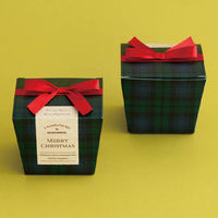 【クリスマス】ヘッズクリスマスグリーンリボン付キューブボックスXGR-GSQ1袋（20枚）