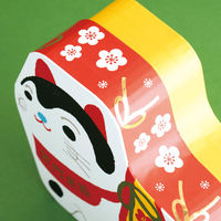 【お正月】ヘッズ えんぎもの貼箱ーM/狛犬ENI-HBM1袋（4個）