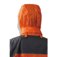 【レインウェア】 カジメイク アーマーライトレインスーツ オレンジ M 3420 1着