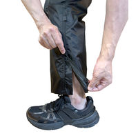 【レインウェア】 カジメイク 軽量前開きレインパンツ ブラック M 3223 1着