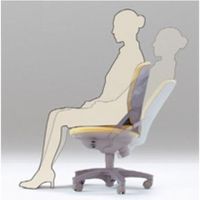 【設置込】イトーキ プレーゴチェア 布地張り ハイバック ループ肘 ブラック×レッド KZ-435GA-T2R3 1脚（直送品）