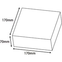 HEIKO クリスタルBOX リース S 006855700 1セット(5個入×5パック 合計25個)（直送品）