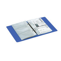 コクヨ 名刺ホルダー・2穴替紙式 メイ-UR720N 1セット（5冊）