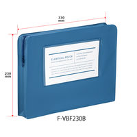 コクヨ A4ケース<クラシカルポーチ> F-VBF230B 2個