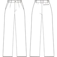 ルコックスポルティフ　メンズストレートパンツ　UQM2104　ネイビー　LL　1枚（直送品）