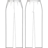 明石スクールユニフォームカンパニー レディスストレートパンツ UQW2039 1枚　白衣