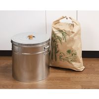 【アウトレット】三和金属 TMK-30 トタン丸型米びつ30kg 1個　【終売品】
