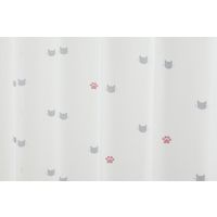 ユニベール ニャートニャン 厚地カーテン+レースカーテンセット 2000×1350mm ミックス 4548654705965 1セット(4枚入)（直送品）