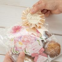 ヘッズ バースデイロゼットクリップ-2/イエロー BD-CL2 1セット(30個:10個×3パック)（直送品）