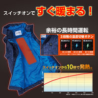 HOOH ヒートベスト 1099-1 ネイビー 4L 村上被服 1着（直送品）