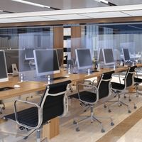 トーカイスクリーン 飛散低減パネル PVC 幅450×奥行203×高さ600mm HP-0645-2S （飛沫防止・飛沫対策） 1セット（2枚入）（取寄品）