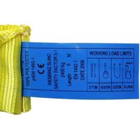 フリーク ベルトスリングE型 使用荷重2400kg 幅75mm 長さ3m 561463 1本