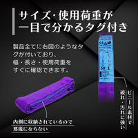 フリーク ラウンドスリングN型 使用荷重1000kg 幅50mm 長さ1.5m 561477 1本（直送品）