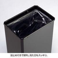 テラモト 分別ターンボックス L（一般ゴミ用）37L  1台（45Lゴミ袋対応） 幅360×奥行250×高さ600mm フタ付き スチール製