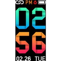 CAVOSMART スマートウォッチ フィットネストラッカー 活動量計 V17BK 1個