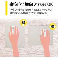 マウスパッド 標準サイズ スムースクロス採用 シンプルデザイン グレー MP-BF02GY エレコム 1個（直送品）