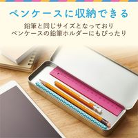 タッチペン スタイラスペン 導電繊維 六角鉛筆型 青 P-TPENSBU エレコム 1個
