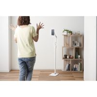 エレコム タブレット用スタンド/Zアーム型床置スタンド/ホワイト TB-DSZARMFWH 1個