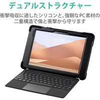 Surface Go2 インナーケース バッグインバッグ 耐衝撃 TPU スタンド付 ブラック TB-MSG20HVHBK エレコム 1個