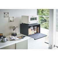 山崎実業 ブレッドケース タワー ブラック 774353 1個