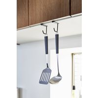 山崎実業 戸棚下ハンガー タワー 2個組 ブラック 774734 1個（直送品）