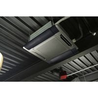 伊勢藤 エアコン風よけカバー ブラック I-478 1個