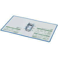 コクヨ　チューブファイル　エコツインR（間伐材使用）　A4タテ　とじ厚50mm　青　両開きパイプ式ファイル　フ-RTK650NB　1セット（5冊）