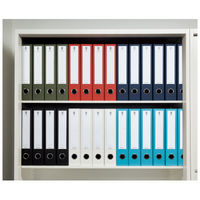 コクヨ　チューブファイル　NEOS　A4タテ　とじ厚50mm　オリーブグリーン　両開きパイプ式ファイル　フ-NE650DG　1セット（5冊）