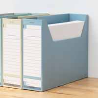 コクヨ　ファイルボックス-FS　＜Dタイプ＞　B4ヨコ　背幅102mm　青　B4-LFD-B　1セット（10冊）