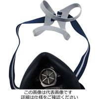 重松製作所 シゲマツ 直結式小型 防毒マスク 防じん機能付吸収缶付き TW01S(BK) 1セット（直送品）