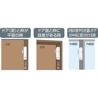 リーベックス ドア・窓センサーチャイム（ワイヤレスチャイム） XP730A 1セット