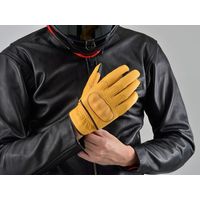 デイトナ HBG-046 内縫いガンカットプロテクトショート キャメル Mサイズ 16873 1双（直送品）